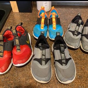 Four pairs of Nike kids size 10.5